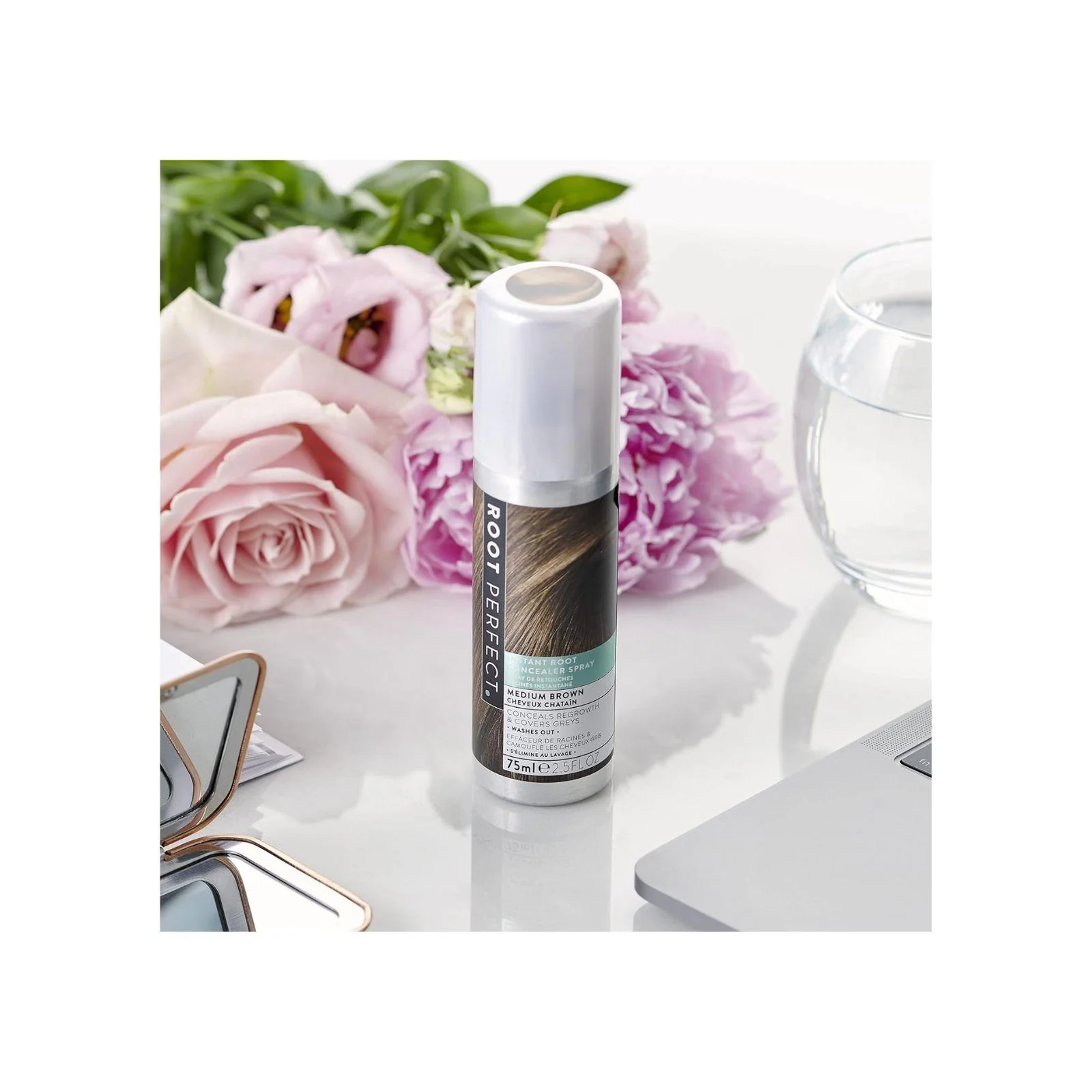 ROOT PERFECT Hair Concealer Spray, Medium Brown, 75ml - Image 5