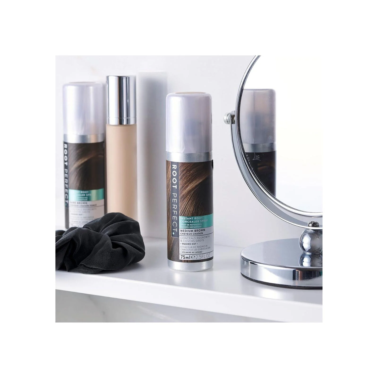 ROOT PERFECT Hair Concealer Spray, Medium Brown, 75ml - Image 6